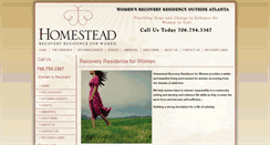 Desktop Screenshot of homesteadrecovery.com